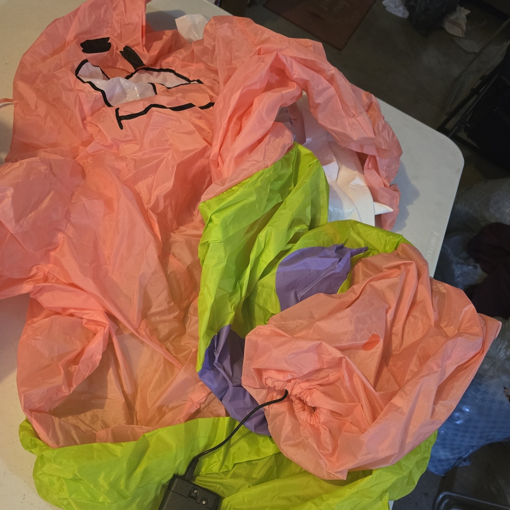 Pink and Green Inflatable Costume - Picture 2 of 4